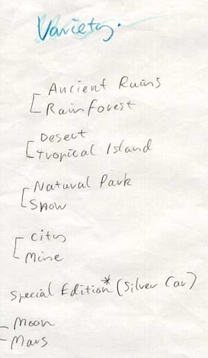 Puzzle inventor designs.
