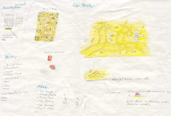 Puzzle inventor designs.